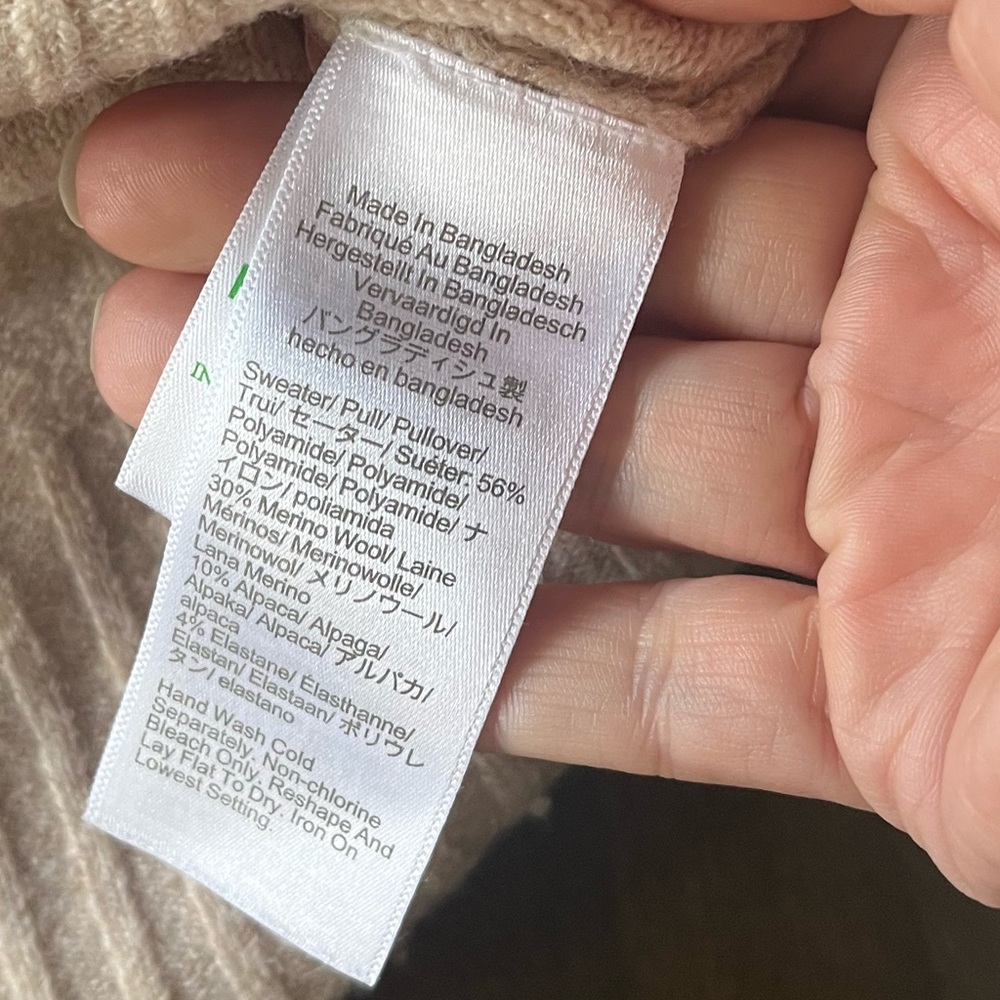 J crew rib mockneck soft super yarn xs - Picture 4 of 4